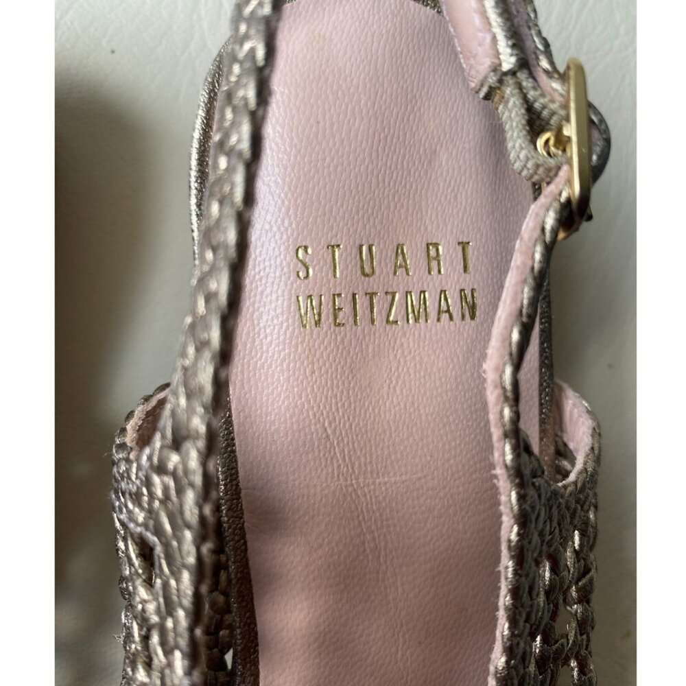 Stuart Weitzman “Wicket” Woven Slingback Flats | Size 6 | Made in Spain - Picture 3 of 9